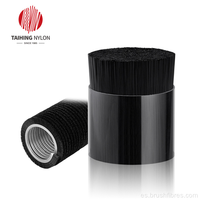 PA66 Nylon Fiber Industrial Roller Pustishing Bristle