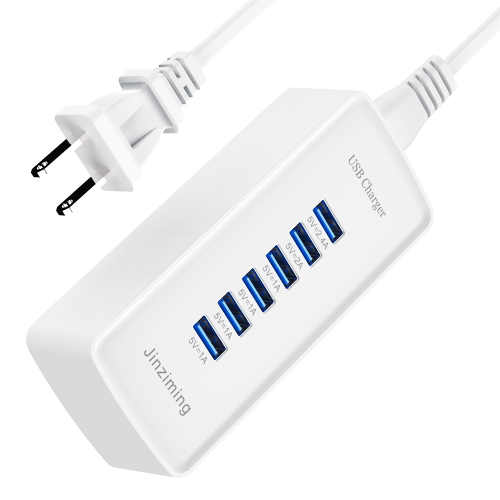 6 Port Desktop Intelligent USB Wall Charger