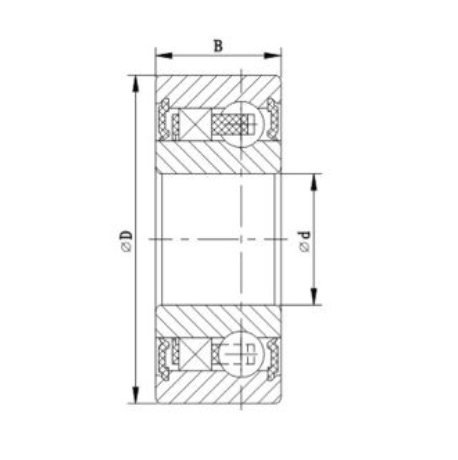 CSK17-2RS-rodamientos de embrague unidireccional