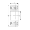 OW6205-2RS aller simple embrayage roulements