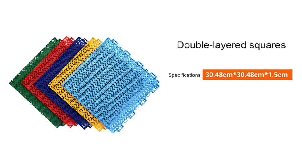 Double-layered squares.