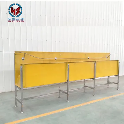 Poultry slaughtering corona machine