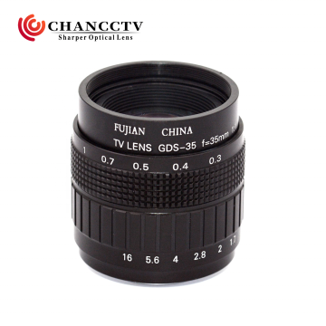 Fujian 35mm F1.7 C Mount 5MP Machine Vision TV Lens