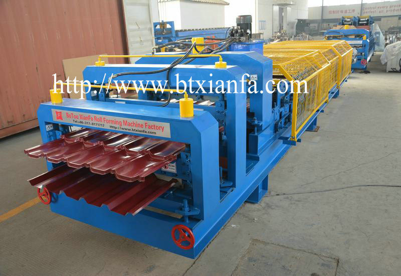 Double Layer arc cutting Roll Forming Machine