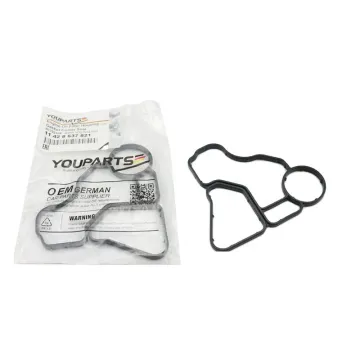 YOUPARTS Engine Oil Filter Housing Gasket Cooler Seal for BMW N52 N54 N55