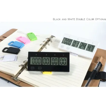 CHEETIE CP144 DIY White Wedding LCD Home Smart Count Up or Count Down Digital 999 Day Timer