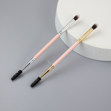 Professional Double Head Eyebrow Makeup Brush with Custom Logo