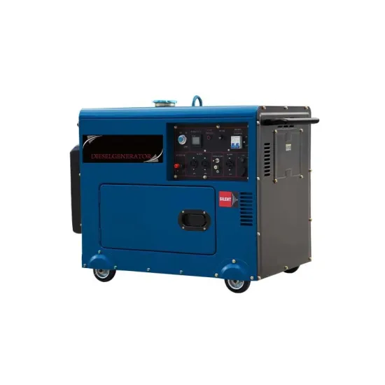 5Kw Portable Electric Start Four-Stroke Home Silent Diesel Generator with Wheels and Set