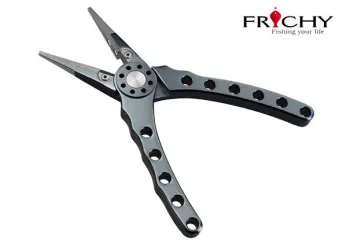 Frichy Aluminum Saltwater Fishing Plier Tool With Split Ring For Hook Removal