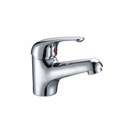 Rubinetto lavabo monoforo in ottone cromato