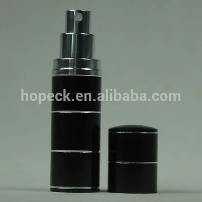 10ml aluminum perfume atomizer with glass vial