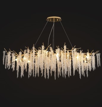 Indoor Designer Industrial Aluminum Hanging Lamp Chandelier Pendant Light