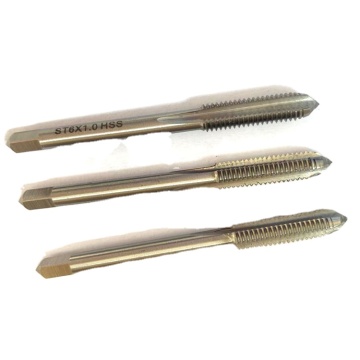 High-Speed HSS Steel Screw Insert ST6*1 Tap Metric Straight Flute Hand Tap for Thread Tapping