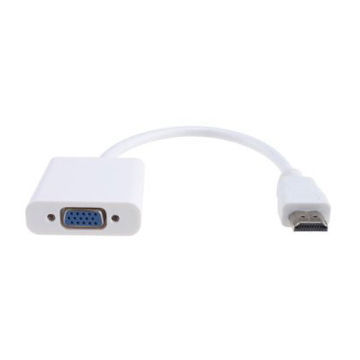 VGA adapter, simulates apple second generation, 30-pin dock, male to VGA