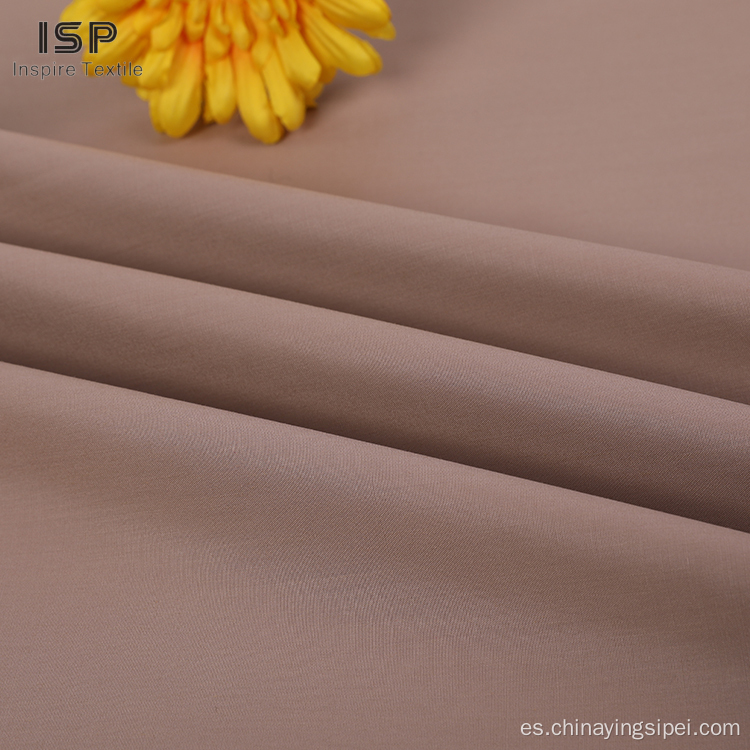 Tela de poliéster de color sólido tela textil de algodón