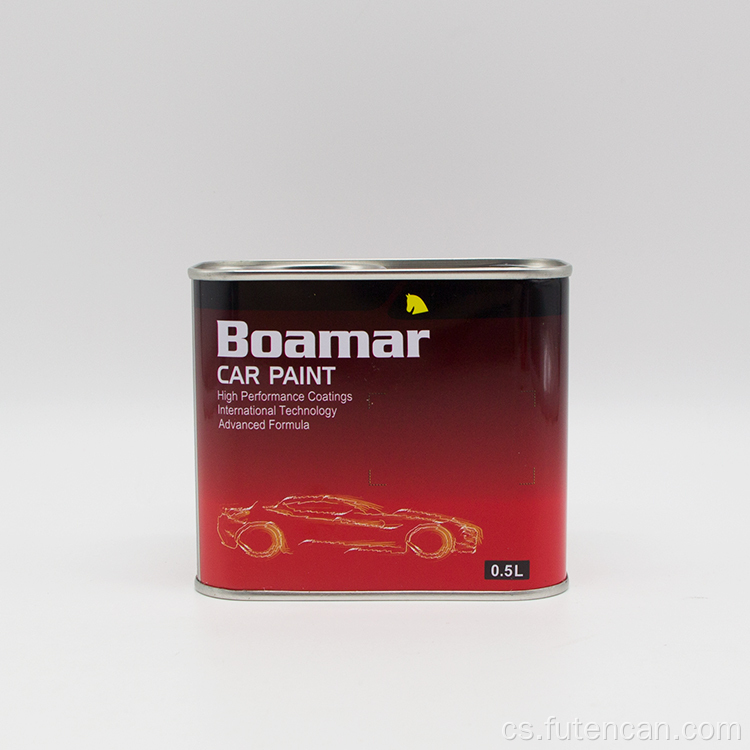 Prázdná plechovka s bílým povlakem 0,5 l