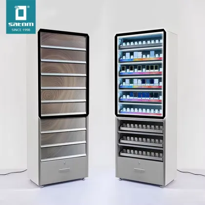 Cigarette Showcase Fixtures and Advertising Lights for Smoke Shops