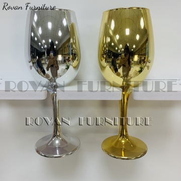Wholesale Metal Gold Wine Glasses for Events & Parties at Popular Designs