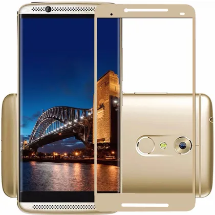 HUYSHE full cover screen protector for axon 7 tempered glass screen protector for ZTE Axon 7
