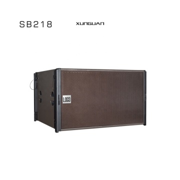 Acoustic SB218S 1600W Line Array Dual 18 Inch Subwoofer for Stage Performances and Events