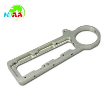 3+2 CNC Contour Milling aerospace actuator mounting bracket clear anodize finish