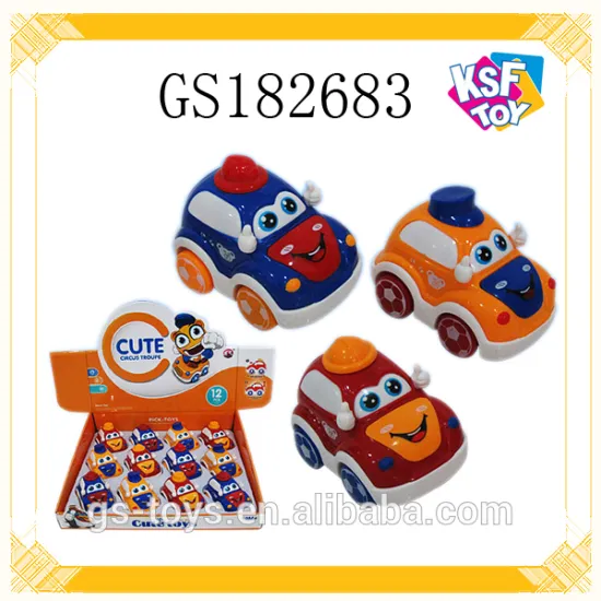 12 PCS Lovely Cartoon Car For Kids Fricion Car Toy