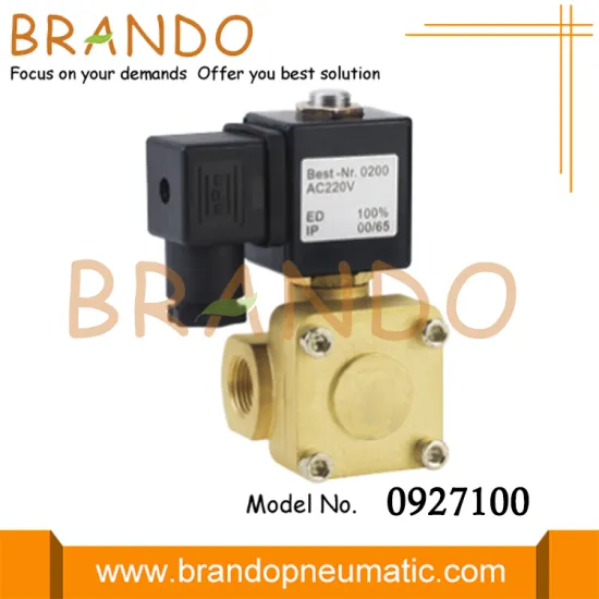 3/8'' 0927100 Normally Closed Brass Solenoid Valve