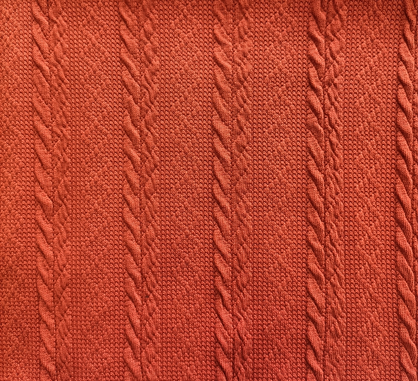 Полиэстер со спандексом вязаной ткань Жаккарда
