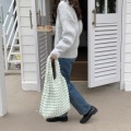 Fashionable Multi-Color Bubble Reusable Polyester Tote Bag