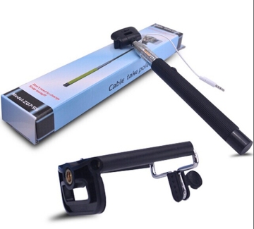 Cable Take Pole Selfie Stick camera monopod selfie cable selfie stick