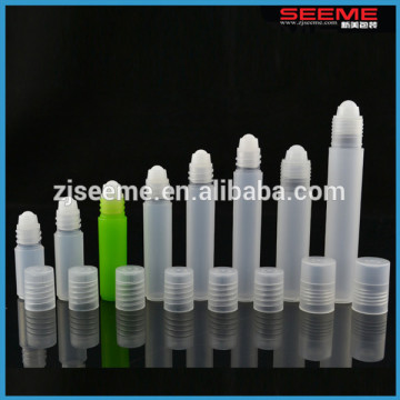 perfume plastic roll on bottle, liquid oil roll on bottle for skin care