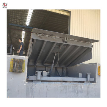 Lip Shape Yard Ramp 8T/10T Capacity Hydraulic Warehouse Dock Leveler