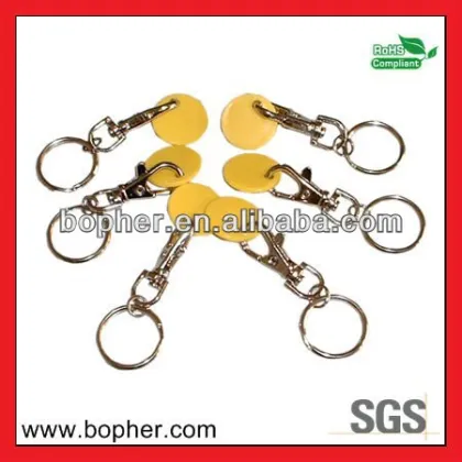 custom mini coin key chain