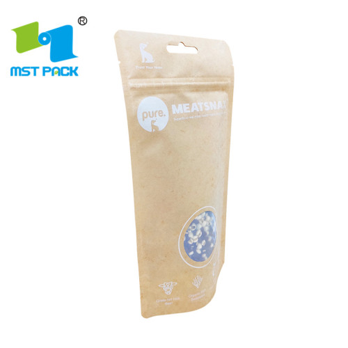 Custom Heat Seal Laminated Pet treat Food Pouch