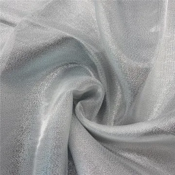 Shiny Metallic Organza Tulle Fabric for Decoration