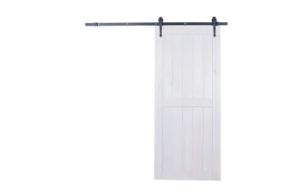 Customized Luxury White Wood Barn Doors for Villa