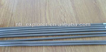 Fiberglass tent poles with durawrap wrapping