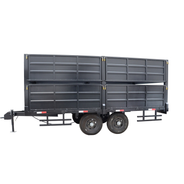 China Small Farm Tractor Dump Trailer Sale - 4 Wheels