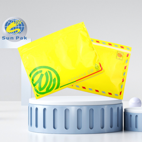 Plastposten Poly Yellow Bubble Mailers för kläder
