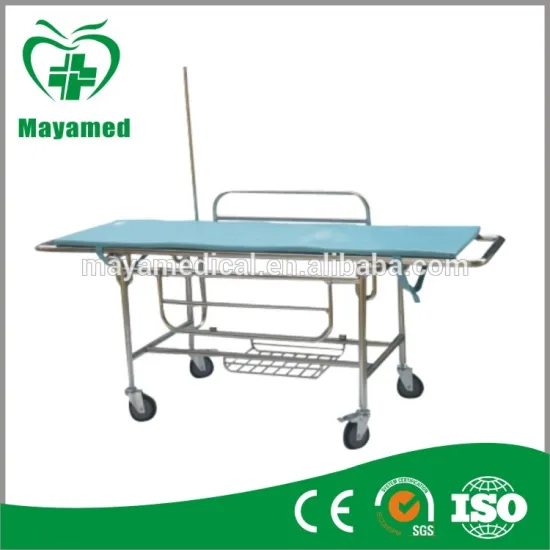 MY-R027 Stainless steel Stretcher with Four Castors