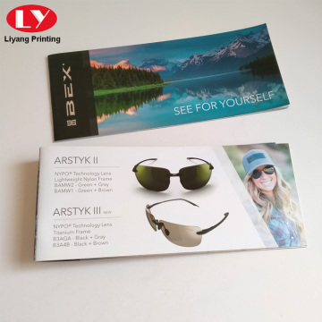 Book Print Service Custom Sunglass Booklet Printing Services