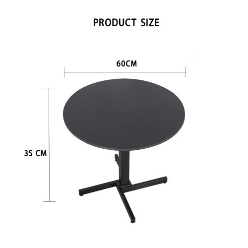 Mesa de centro de mármol de metal de acero inoxidable