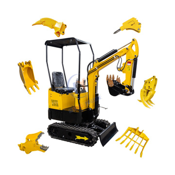 Mini Excavadora Sobre Orugas: Micro Chino 1.8T 1.5T 1T 3 Ton 2ton Diesel Retro