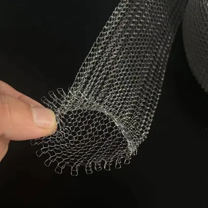 Titanium Woven Mesh: Special Crochet Wire Ribbon