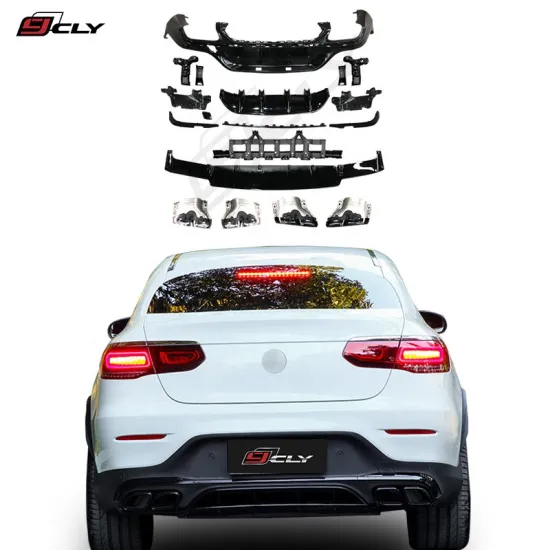 CLY X253 Diffuser for Benz GLC Class Coupe Facelift GLC43 AMG