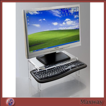 Carved decent plane desktop acrylic computer monitors/graphoscope display table