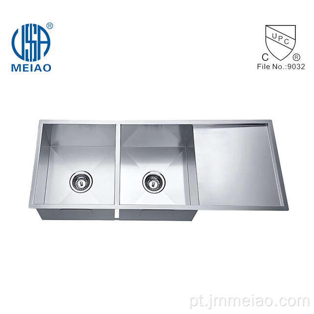 Pia de aço inoxidável do Monte com Drainboard