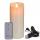 Moving Wick USB Rechargeable Led Flameless Pillar Candles