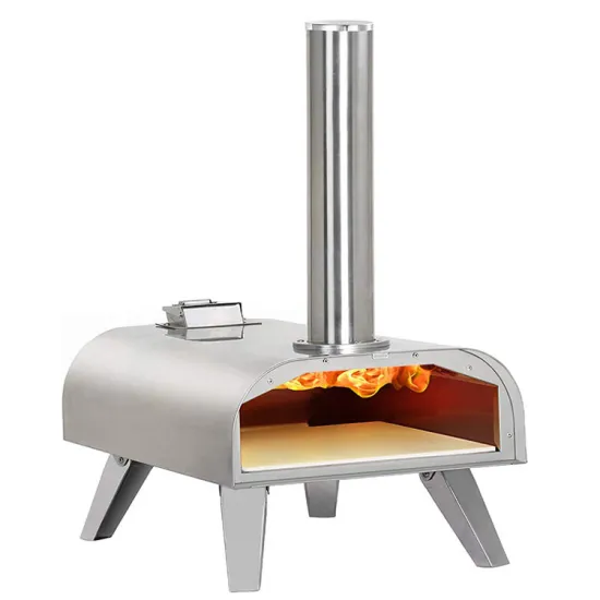 Outdoors Pizza Ovens Countertop Pellet Bbq Grill Wood Fired Pizza Maker Portable Stainless Steel Pizza Grill