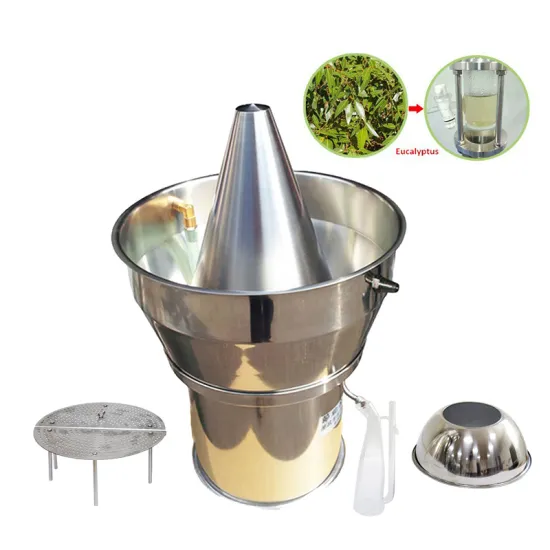 Best Quality Turpentine Essential Oil Steam Distillation Equipment Rose Oil Extraction Machine